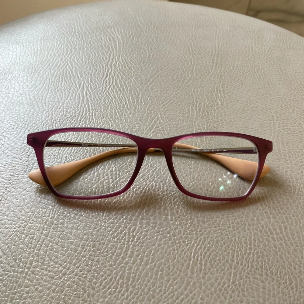 Ray Ban RB 7053 5526 Purple 52/17/140 Eyeglasses Frames